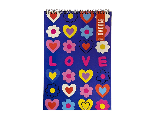 CROQUERA OFICIO DOBLE ESPIRAL TEENS 80 HJS.