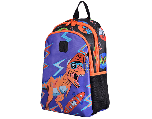 MOCHILA MARIT BLK SKATE DINO 20 LTS