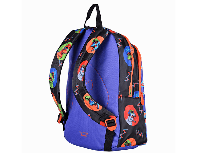 MOCHILA MARIT BLK SKATE DINO 20 LTS