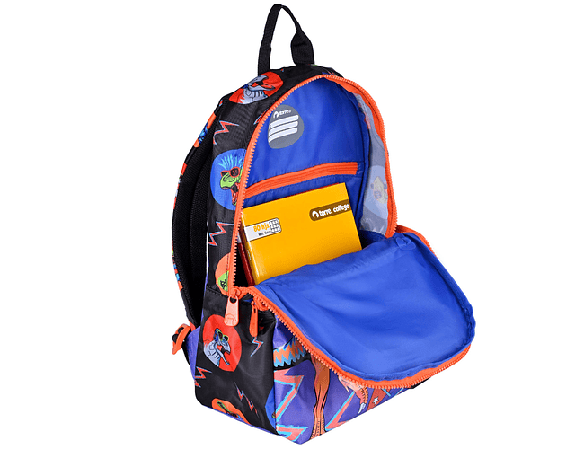 MOCHILA MARIT BLK SKATE DINO 20 LTS