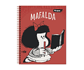 CUADERNO UNIVERSITARIO 100 HOJAS 7MM MAFALDA