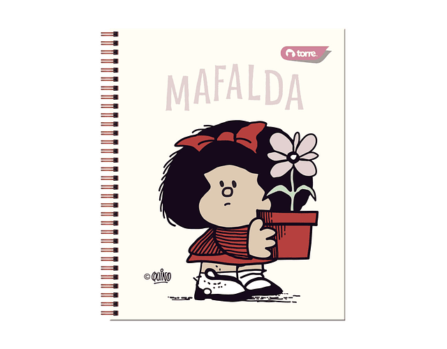 CUADERNO UNIVERSITARIO 100 HOJAS 7MM MAFALDA