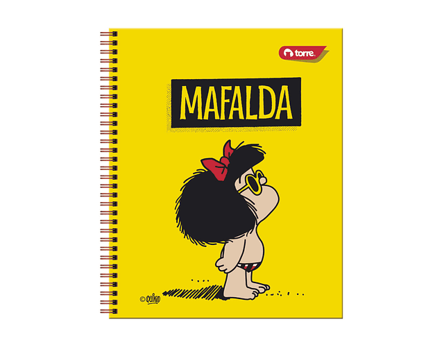 CUADERNO UNIVERSITARIO 100 HOJAS 7MM MAFALDA