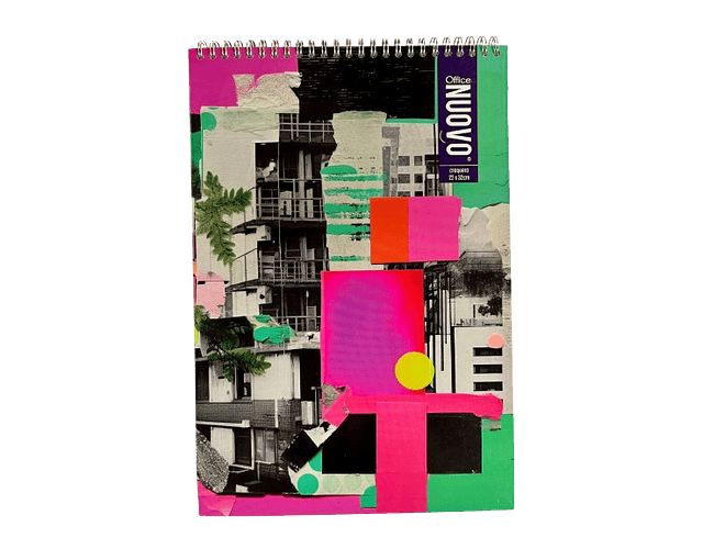 CROQUERA OFICIO DOBLE ESPIRAL COLLAGE