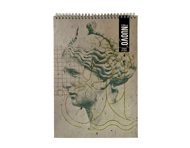 CROQUERA OFICIO DOBLE ESPIRAL COLLAGE