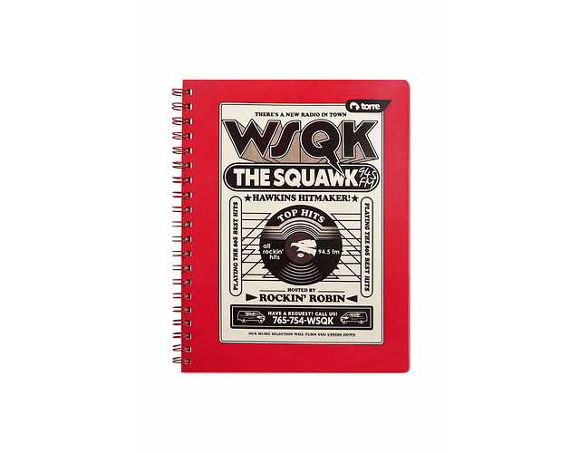 CUADERNO UNIVERSITARIO 100 HOJAS 7MM STRANGER THINGS 