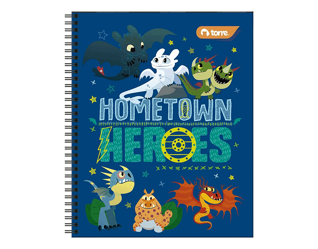 CUADERNO UNIVERSITARIO 100 HOJAS 7MM COMO ENTRENAR A TU DRAGON