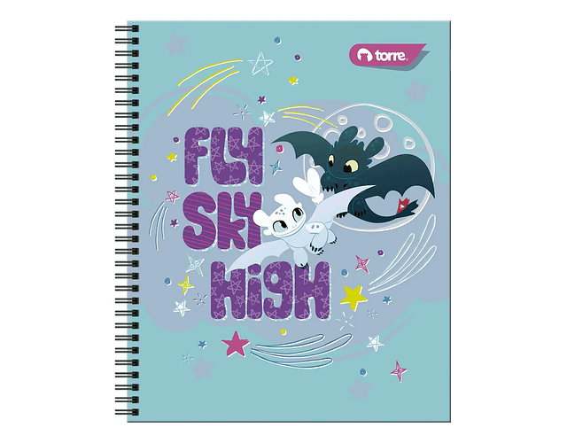 CUADERNO UNIVERSITARIO 100 HOJAS 7MM COMO ENTRENAR A TU DRAGON