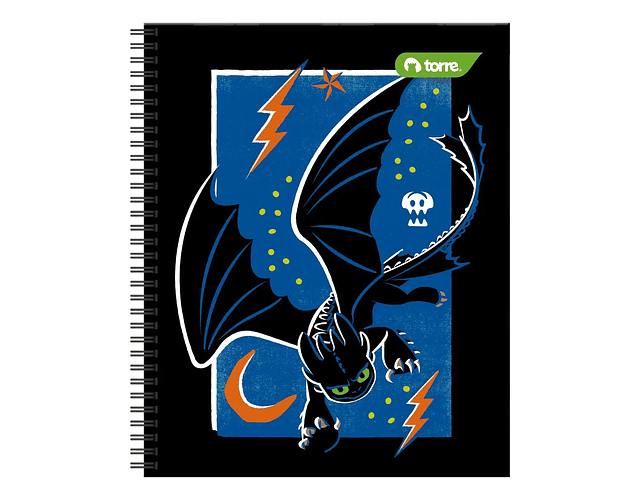 CUADERNO UNIVERSITARIO 100 HOJAS 7MM COMO ENTRENAR A TU DRAGON
