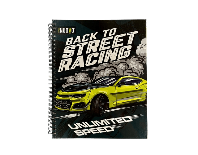 CUADERNO UNIVERSITARIO 7MM 100 HJS CARS