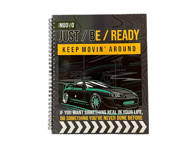 CUADERNO UNIVERSITARIO 7MM 100 HJS CARS