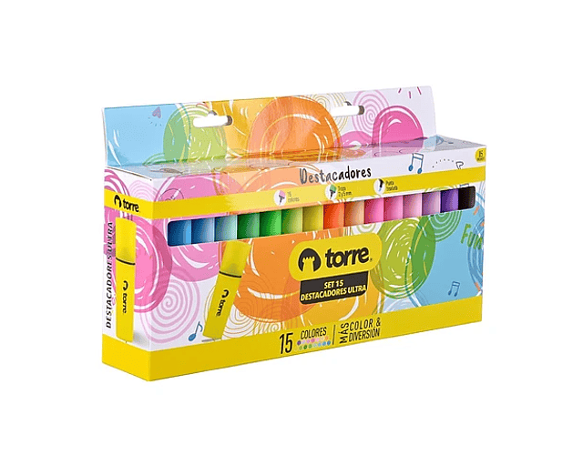 SET DESTACADORES 15 UNIDADES