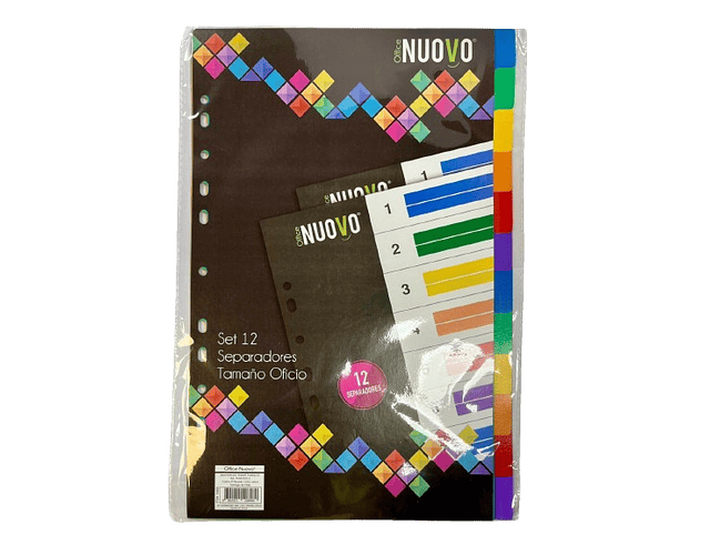 SEPARADOR VINIL OFICIO 12 DIVISIONES