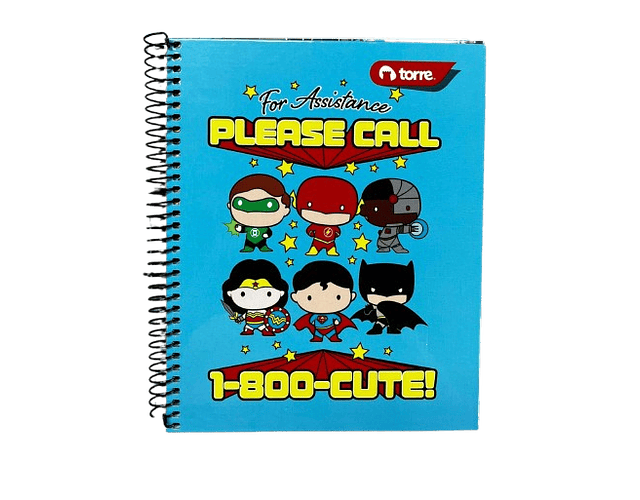 CUADERNO BOOK 120 HOJAS 7MM DC 2