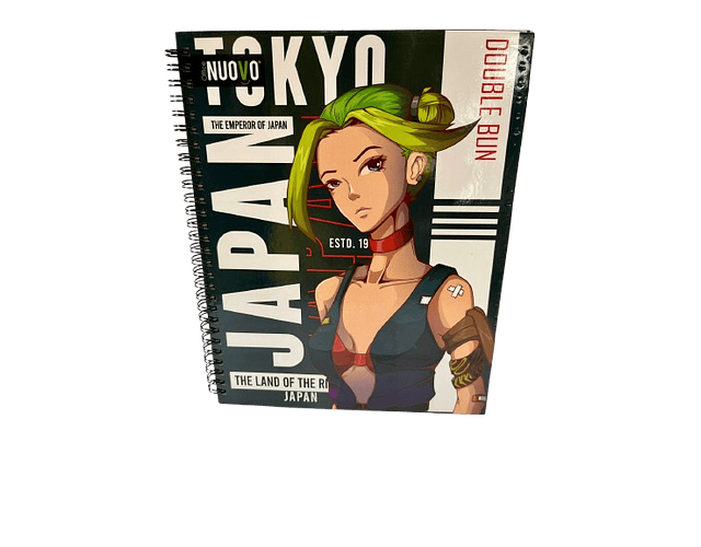 CUADERNO UNIVERSITARIO 7 MM 100 HJS ANIME 