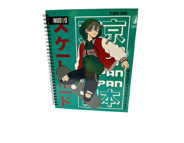 CUADERNO UNIVERSITARIO 7 MM 100 HJS ANIME 