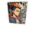 CUADERNO UNIVERSITARIO 7 MM 100 HJS ANIME 