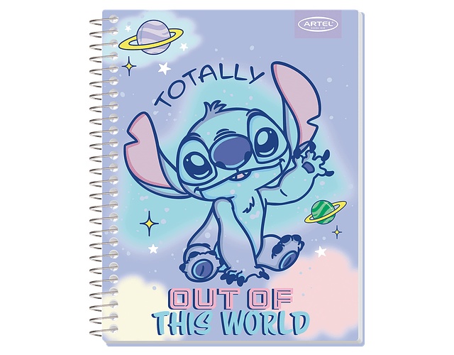 CUADERNO TOP 120 HJS STITCH
