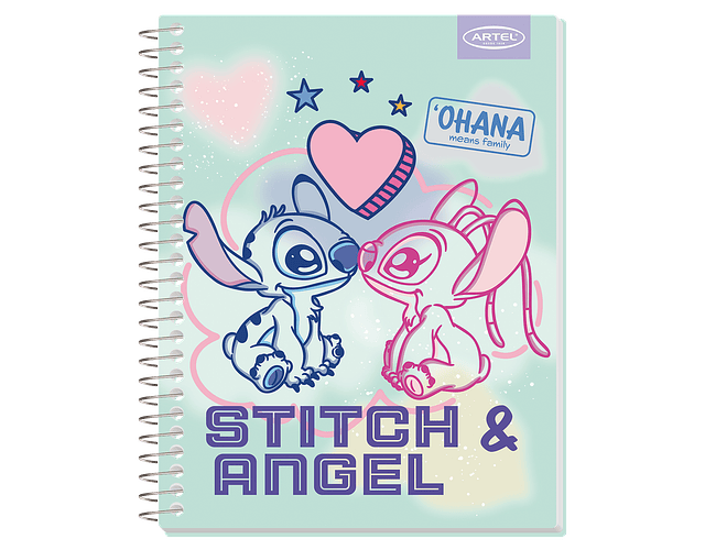 CUADERNO TOP 120 HJS STITCH