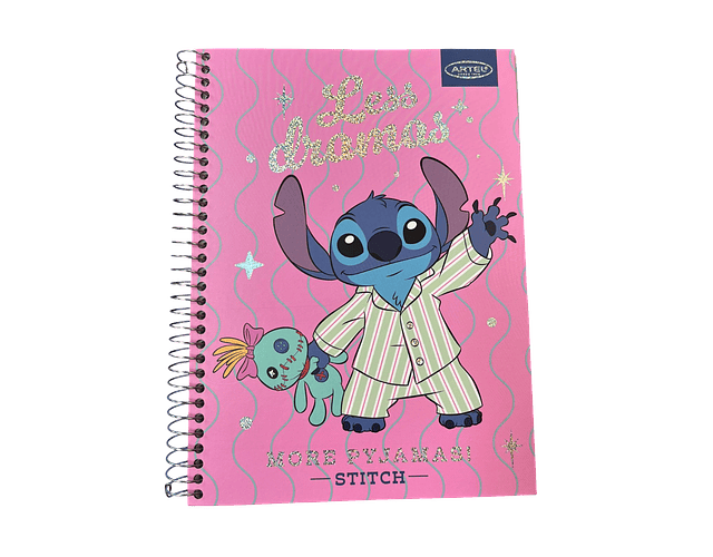CUADERNO TOP 150 HOJAS STITCH HAPPY