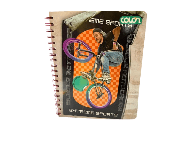 CUADERNO UNIVERSITARIO 100 HJS MAT 7MM DEPORTES EXTREMOS