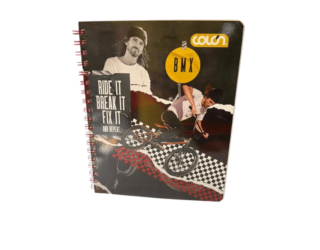 CUADERNO UNIVERSITARIO 100 HJS MAT 7MM DEPORTES EXTREMOS