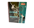 CUADERNO UNIVERSITARIO 100 HJS MAT 7MM DEPORTES EXTREMOS