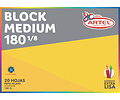BLOCK DIBUJO MEDIUM 180 GRS 1/8 20 HJS