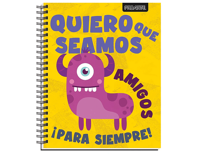 CUADERNO UNIVERSITARIO 100 HJS 7MM MONSTER 