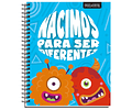 CUADERNO UNIVERSITARIO 100 HJS 7MM MONSTER 
