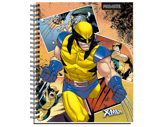 CUADERNO UNIVERSITARIO 100 HJS 7MM XMEN