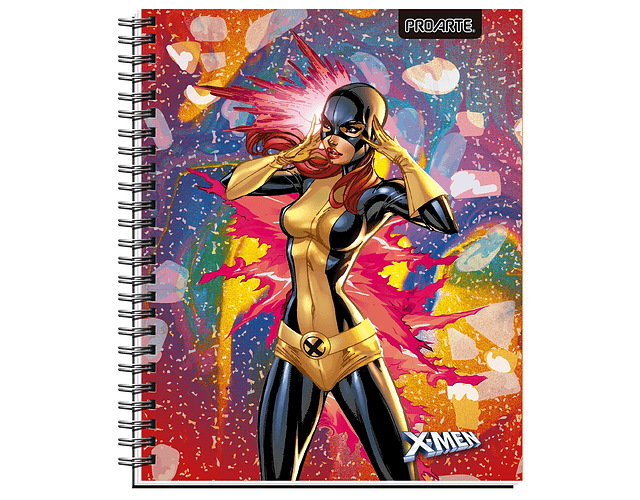 CUADERNO UNIVERSITARIO 100 HJS 7MM XMEN
