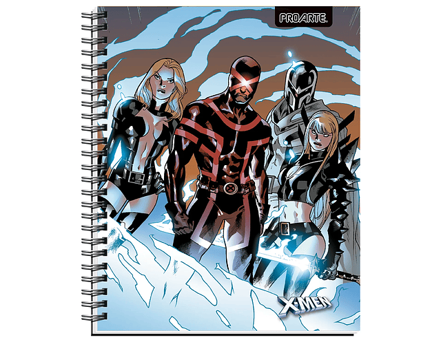 CUADERNO UNIVERSITARIO 100 HJS 7MM XMEN