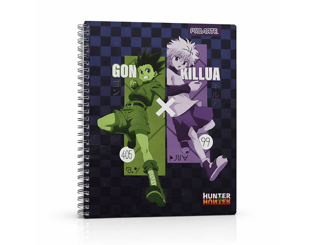CUADERNO UNIVERSITARIO 100 HJS 7MM HUNTERxHUNTER 