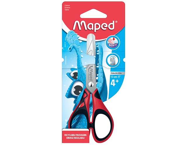 TIJERA MAPED ESSENTIALS SOFT 13 CM 
