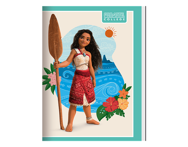 CUADERNO COLLEGE 80 HJS 7MM MOANA