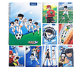 CUADERNO UNIVERSITARIO 100 HJS 7MM SUPER CAMPEONES 