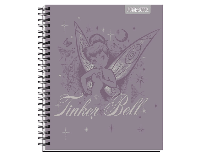 CUADERNO UNIVERSITARIO 100 HJS 7MM SUPER TINKERBELL 