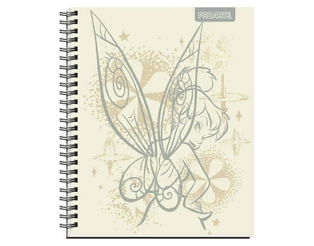 CUADERNO UNIVERSITARIO 100 HJS 7MM SUPER TINKERBELL 