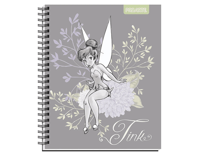 CUADERNO UNIVERSITARIO 100 HJS 7MM SUPER TINKERBELL 