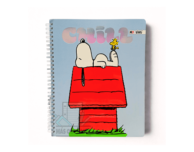 CUADERNO UNIVERSITARIO 100 HJS 7MM SNOOPY