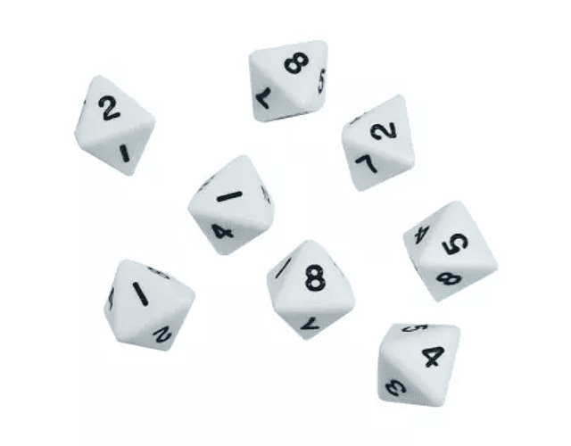 DADO 8 LADOS PIRAMIDAL OCTAEDRO