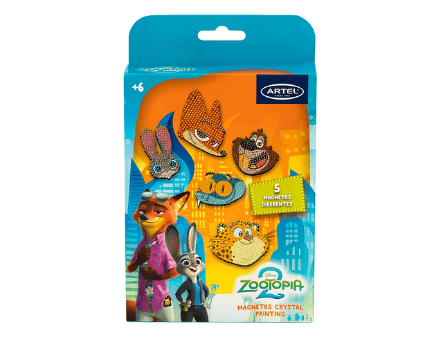 SET PINTURA DIAMANTES MAGNETICAS ZOOTOPIA 2