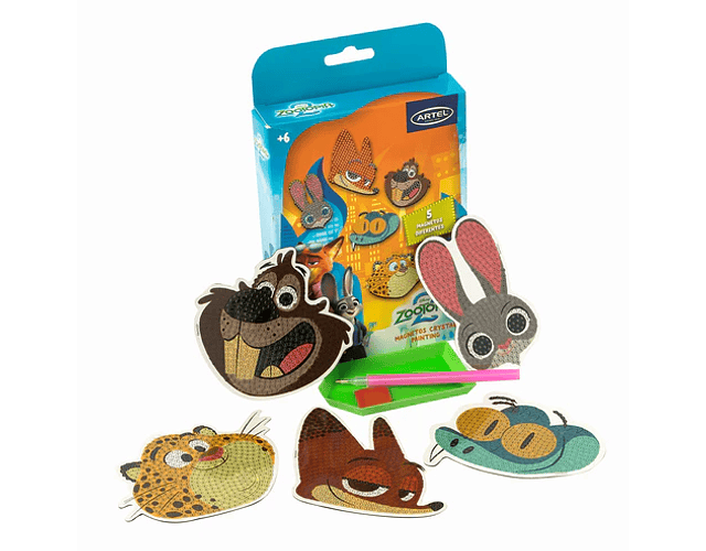 SET PINTURA DIAMANTES MAGNETICAS ZOOTOPIA 2