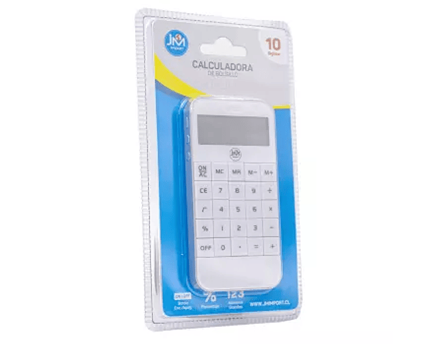 CALCULADORA DE BOLSILLO 10 DIGITOS