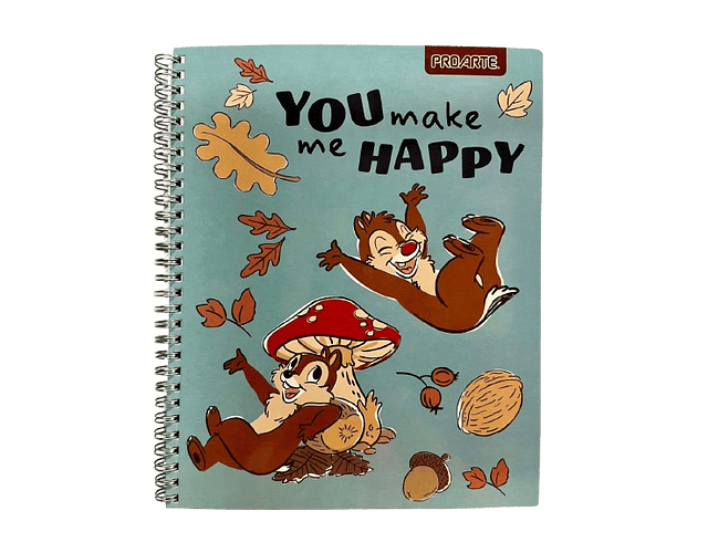CUADERNO UNIVERSITARIO 100 HJS 7MM CHIP&DALE 