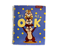 CUADERNO UNIVERSITARIO 100 HJS 7MM CHIP&DALE 
