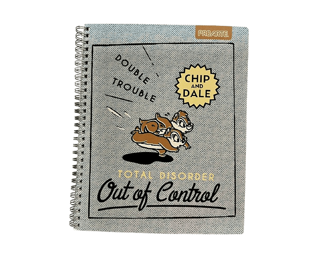 CUADERNO UNIVERSITARIO 100 HJS 7MM CHIP&DALE 