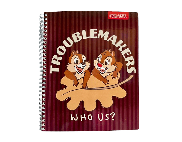 CUADERNO UNIVERSITARIO 100 HJS 7MM CHIP&DALE 