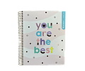 CUADERNO BOOK 120 HOJAS MAT 5MM PASTEL